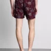 Pantalones Cortos con palmeras bordadas