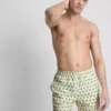 Pantalones Cortos con textura de palmeras