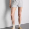 Pantalones Cortos de Algodón con Bajo Abierto