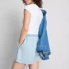 Pantalones cortos de chándal de denim de algodón