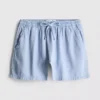 Pantalones cortos de chándal de denim de algodón