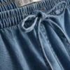 Pantalones cortos de chándal de denim de algodón