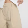 Pantalones Cortos de crucero de cintura alta con textura