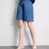 Pantalones Cortos de denim de algodón