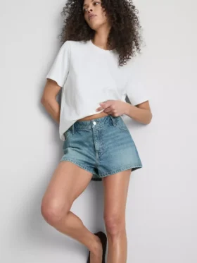 Pantalones Cortos de denim de algodón