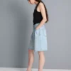 Pantalones Cortos de denim de algodón