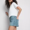 Pantalones Cortos de denim de algodón