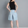 Pantalones Cortos de denim de algodón