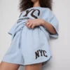 Pantalones Cortos de estilo relajado «NYC» con alto contenido en algodón