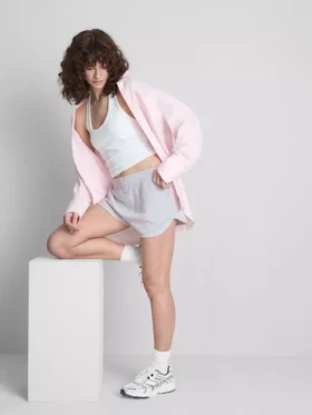 Pantalones Cortos de jersey con detalles de botones, con alto contenido en algodón