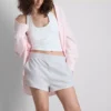 Pantalones Cortos de jersey con detalles de botones, con alto contenido en algodón