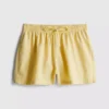 Pantalones cortos de mezcla de algodón con cintura elástica