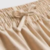 Pantalones cortos de mezcla de algodón con cintura elástica