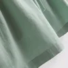 Pantalones cortos de mezcla de algodón con cintura elástica