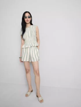 Pantalones Cortos de muselina de algodón