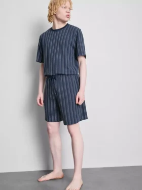 Pantalones cortos de pijama a rayas