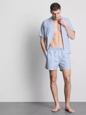 Pantalones cortos de pijama a rayas