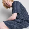 Pantalones cortos de pijama a rayas