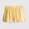 Pantalones cortos de pijama a rayas con volantes «Love to Lounge»