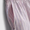 Pantalones cortos de pijama a rayas de algodón estilo «servicio de habitaciones»