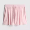 Pantalones cortos de pijama con cordón, con alto contenido en modal