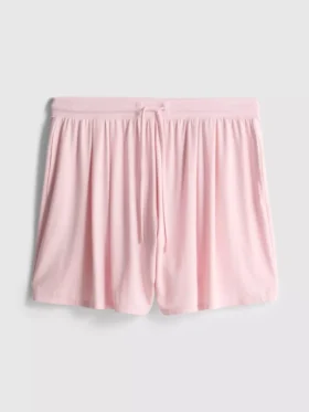 Pantalones cortos de pijama con cordón, con alto contenido en modal