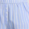 Pantalones cortos de pijama de algodón a rayas, estilo Oxford