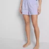 Pantalones cortos de pijama de algodón estampados