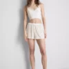 Pantalones cortos de pijama estampados con canalé