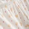 Pantalones cortos de pijama estampados con canalé