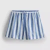 Pantalones Cortos de playa de algodón a rayas, de corte holgado