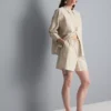 Pantalones Cortos de popelín de algodón a rayas