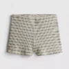 Pantalones cortos de punto a rayas de Paula Echevarría