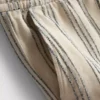 Pantalones cortos de rayas con textura