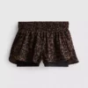 Pantalones Cortos de running con estampado de leopardo