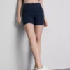 Pantalones Cortos de yoga deportivos de talle medio con sujeción suave