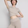 Pantalones Cortos deportivos sin costuras con cintura cruzada