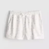 Pantalones cortos holgados con estampado floral, con alto contenido en algodón
