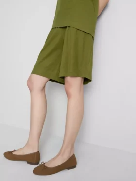 Pantalones cortos holgados con textura