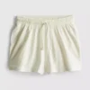 Pantalones cortos holgados de algodón con cordón