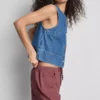 Pantalones cortos informales de algodón con cordón y abalorios