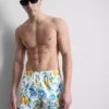 Pantalones Cortos naranjas con textura