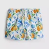 Pantalones Cortos naranjas con textura