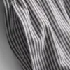 Pantalones Cortos Oxford de cintura alta a rayas