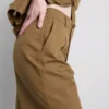 Pantalones cortos safari de mezcla de algodón