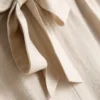 Pantalones cortos sin cremallera con cinturón