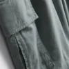 Pantalones Cortos tipo cargo de mezcla de lino