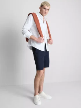 Pantalones Cortos tipo chino con alto contenido en algodón