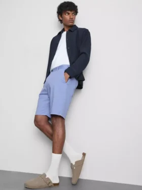 Pantalones Cortos tipo chino con alto contenido en algodón