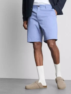 Pantalones Cortos tipo chino con alto contenido en algodón